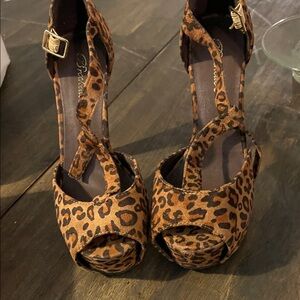 Leopard Print Women's Heels